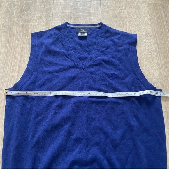 NWOT Brooks Brothers 346 Navy Sweater Vest Sz M - Picture 4 of 5